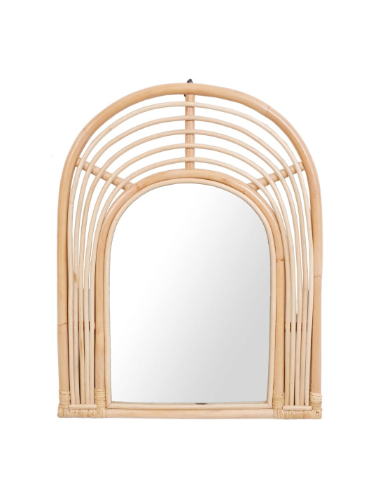 Rattan mirror for children and babies bedroom - Nordic Scandinavian design - ilayla baby