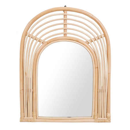 Rattan mirror for children and babies bedroom - Nordic Scandinavian design - ilayla baby