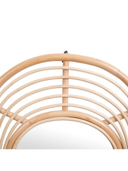 Rattan mirror for children and babies bedroom - Nordic Scandinavian design - ilayla baby