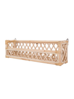 Mensola per la cameretta dei bambini e neonati in rattan realizzata a mano - Design nordico scandinavo - Emma by ilayla baby