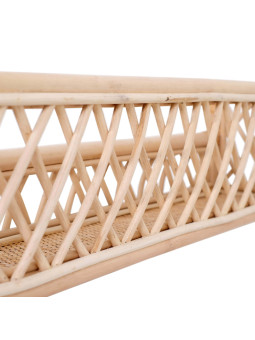 Rattan shelf for children and babies bedroom - Nordic Scandinavian design - Emma by ilayla baby