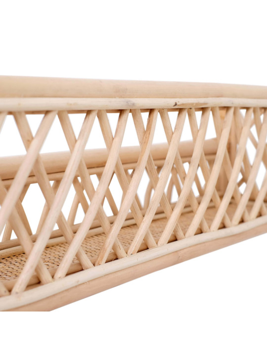 Rattan shelf for children and babies bedroom - Nordic Scandinavian design - Emma by ilayla baby