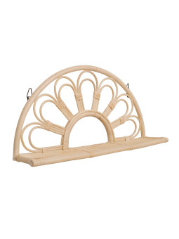 Mensola per la cameretta dei bambini e neonati in rattan realizzata a mano - Design nordico scandinavo - Vitus by ilayla baby