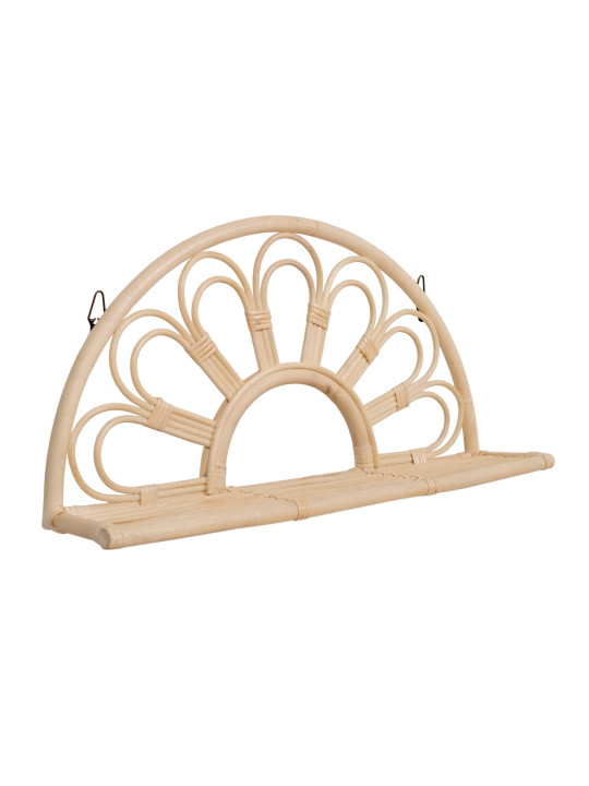 Mensola per la cameretta dei bambini e neonati in rattan realizzata a mano - Design nordico scandinavo - Vitus by ilayla baby