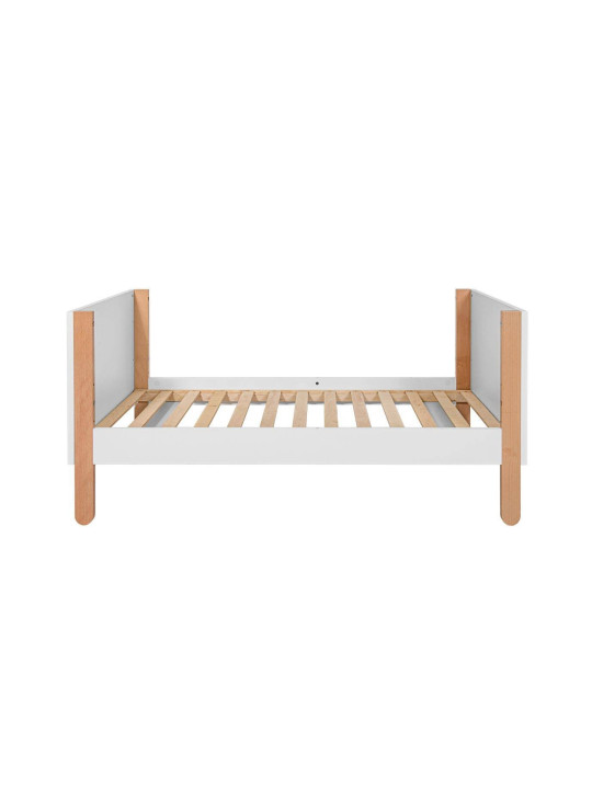 Culla Lettino per la cameretta dei Bambini in MDF Bianco e Rattan stile coloniale esotico - Ratata by BellAmy