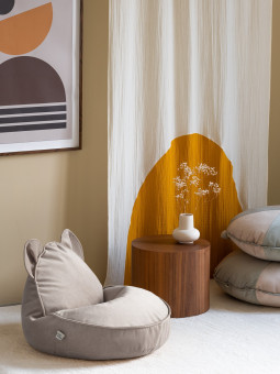 Pouf a sacco orsetto beige per bambini - Wigiwama