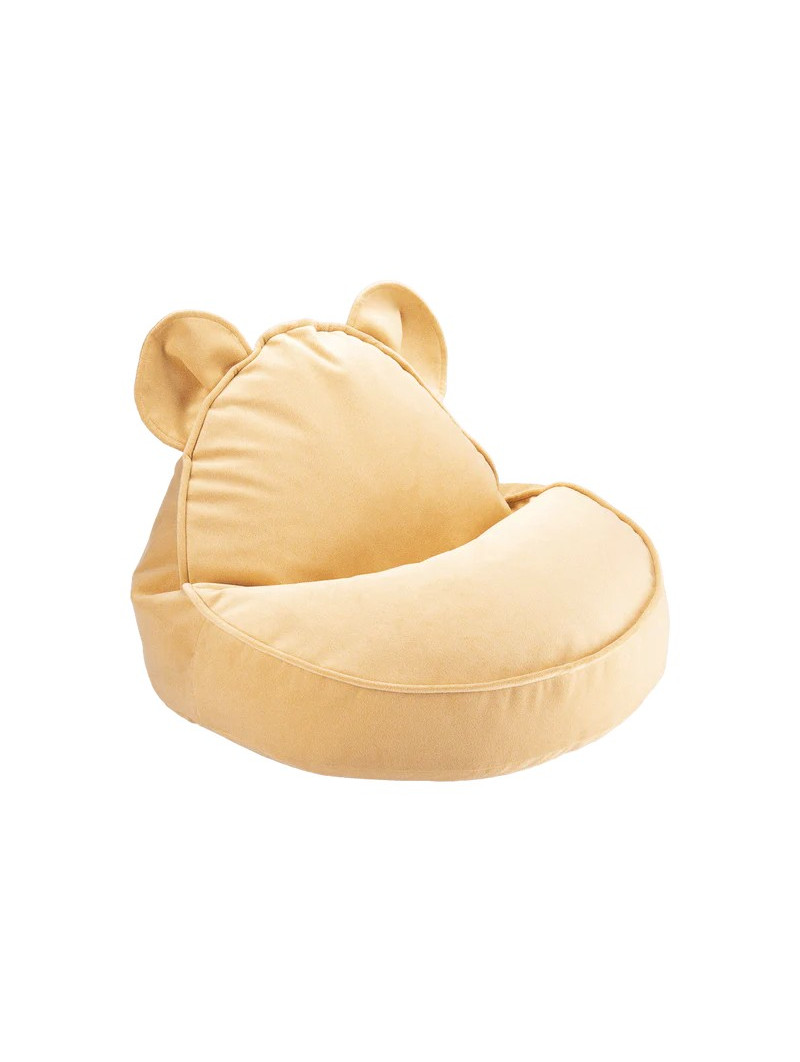 Pouf a sacco orsetto giallo per cameretta bambini - Wigiwama