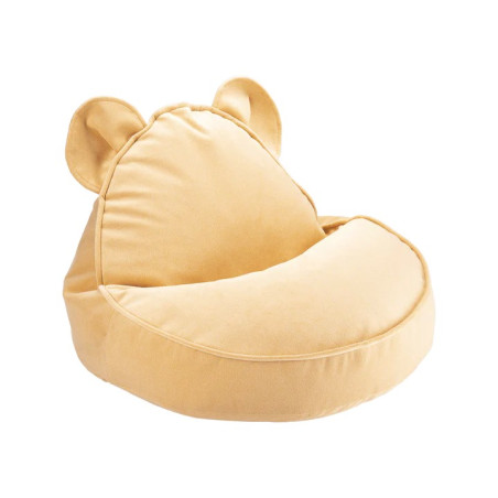 Pouf a sacco orsetto giallo per cameretta bambini - Wigiwama