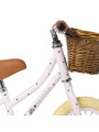 Bicicletta senza pedali per bambini 3-5 anni rosa con stelle Banwood