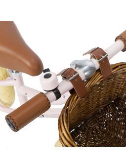 Bicicletta senza pedali per bambini 3-5 anni rosa con stelle Banwood