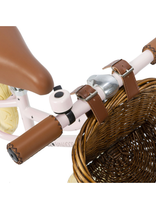 Bicicletta senza pedali per bambini 3-5 anni rosa con stelle Banwood
