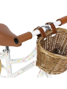Bicicletta senza pedali First Go allegra bianca - Banwood x Marest