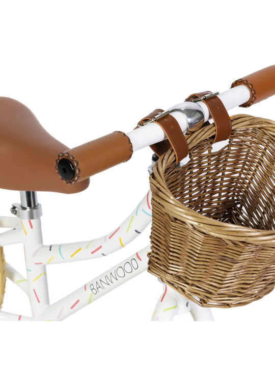 Bicicletta senza pedali First Go allegra bianca - Banwood x Marest