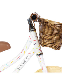 Bicicletta senza pedali First Go allegra bianca - Banwood x Marest