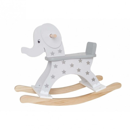 Wooden Rocker Elephant for Children and Kids from 1 year by Jabadabado - Perfect as a birthday present