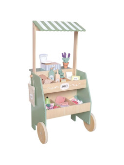 Wooden Market Stand -...