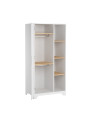 Armadio 1 anta per camerette neonati bambini in legno bianco e rovere collezione Leaf di VOX