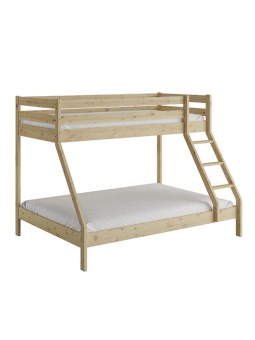 Letto a castello in legno massello per bambini modello DENIS by Olivia Living
