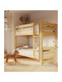 Letto a castello in legno massello per bambini modello JAN by Olivia Living