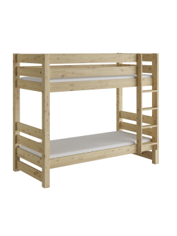 Letto a castello in legno massello per bambini modello JAN by Olivia Living