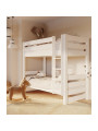 Solid wood bunk bed for children 90x200 cm JAN WHITE model by Olivia Living