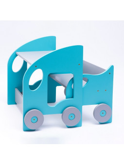 Tavolo e sedia per bambini a forma di auto macchinina