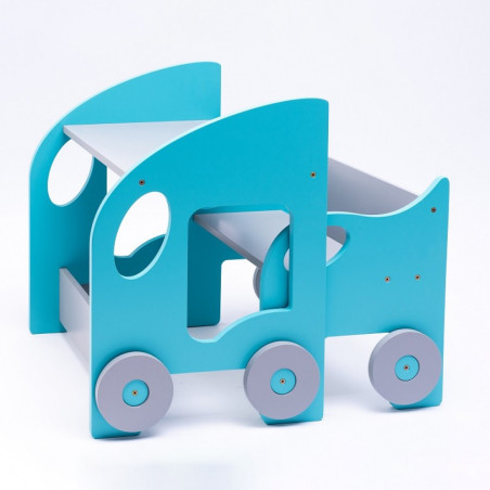 Tavolo e sedia per bambini a forma di auto macchinina