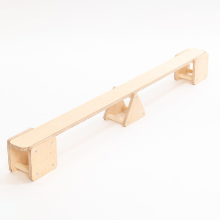 Trave di equilibrio in legno per bambini in legno naturale