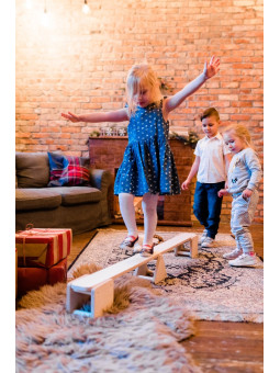 Kids Children Wooden Balance Beam