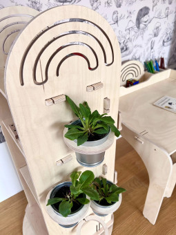 Children Kids Rainbow rotary Bookshelf - My Mini Home