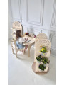 Children Kids Rainbow rotary Bookshelf - My Mini Home