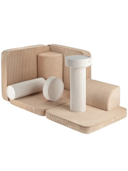 Corduroy children's sofa - Wigiwama Material: 100% Polyester