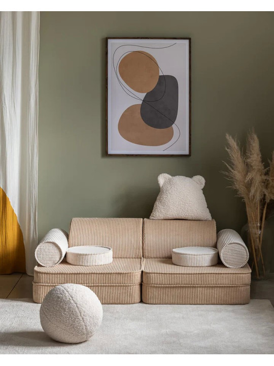 Corduroy children's sofa - Wigiwama Material: 100% Polyester