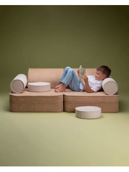 Corduroy children's sofa - Wigiwama Material: 100% Polyester