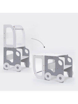 Car Learning Table & Stool / Tower