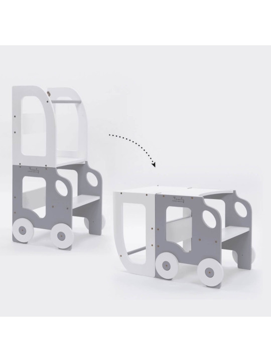 Car Learning Table & Stool / Tower