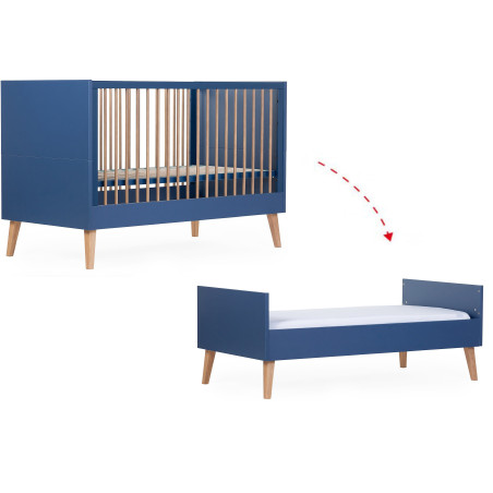 Cot Bed 140x70 Bold blue - Childhome
