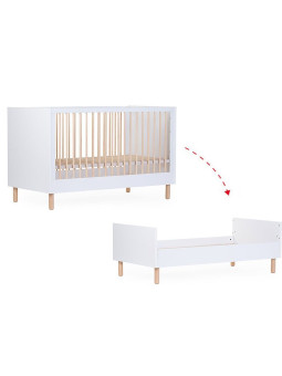 Cot Bed 140x70 Wonder white - Childhome
