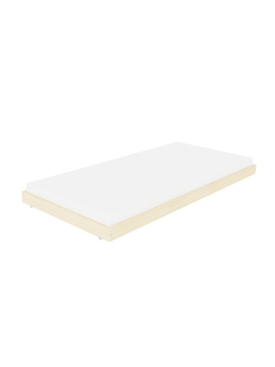 Lettino aggiuntivo estraibile in legno su ruote SLEEP per letti per bambini Benlemi  FENCE, SWITCH; SAFE, SIMPLY