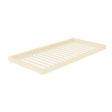 Lettino aggiuntivo estraibile in legno su ruote SLEEP per letti per bambini Benlemi  FENCE, SWITCH; SAFE, SIMPLY