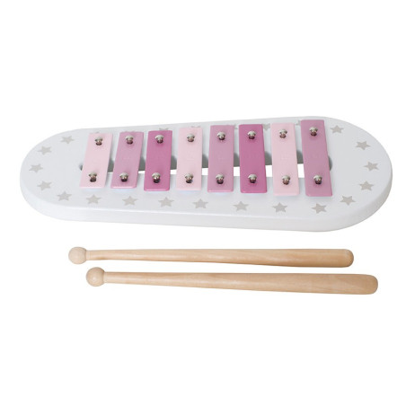 Pink Wooden Xylophone for Children