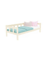Letto Singolo Montessori con sponda laterale Fence - Benlemi