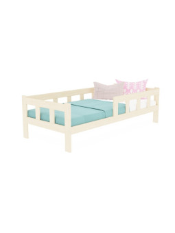 Letto Singolo Montessori con due sponde laterali Fence - Benlemi