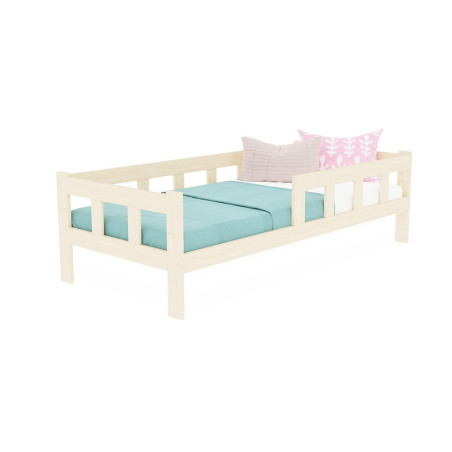 Letto Singolo Montessori con due sponde laterali Fence - Benlemi