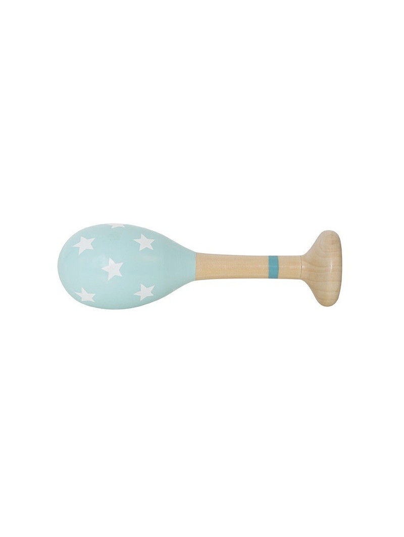 Maracas Blu in Legno per Bambini