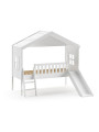 Letto per Bambini a Casetta Housebed 90x200 con Scivolo - Vipack