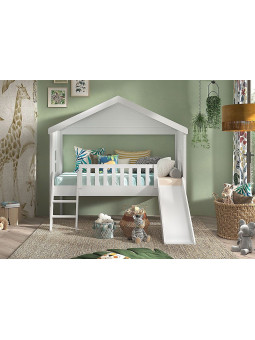 Children's Housebed 90x200 with Slide - Vipack