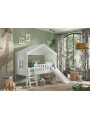 Letto per Bambini a Casetta Housebed 90x200 con Scivolo - Vipack