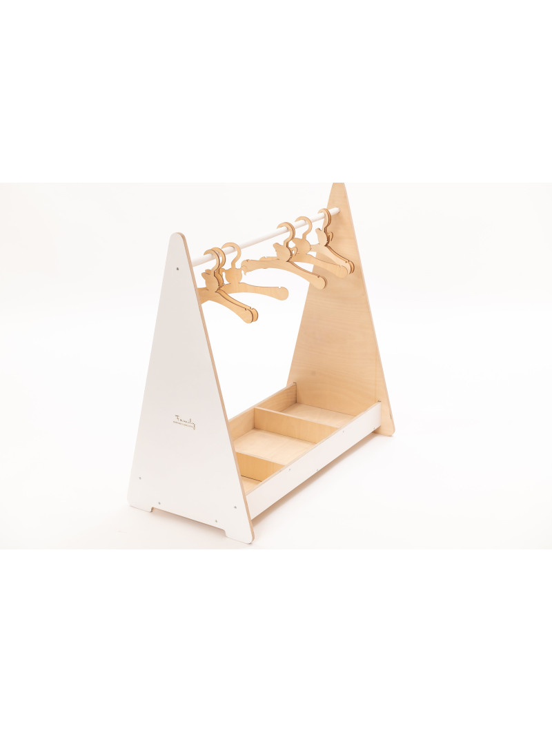 Montessori Children's Coat Hanger - Open Wardrobe for Children