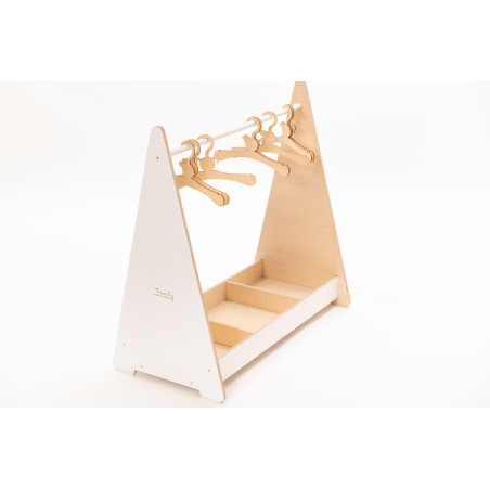 Appendiabiti per Bambini Montessoriano - Guardaroba Aperto per Bambini